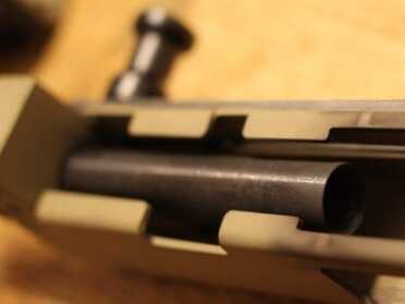 The fixed barrel can be changed out for other calibers.