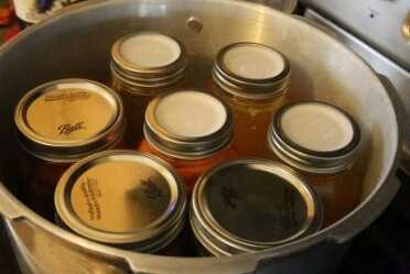 This is the second batch, with the concave plastic Tattler lids. They worked awesome, but I have no idea how easy they will be to get off without damaging the ring. 