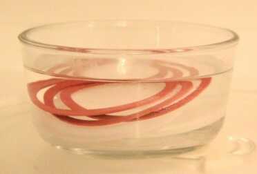 As instructed, I boiled the rubber rings before canning. 