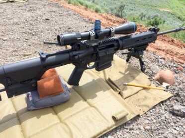 We did a lot of prone position shooting using this Blackhawk! Pro-Shooters Mat. It made all the difference on rocky terrain.