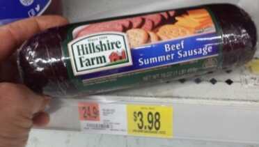If you read my original article, you will see that I suggest you buy bulk rice, beans, pasta, tuna and dried milk from Walmart. This is my latest find. 4 bucks a pound for actual meat, and the stated shelf life is over 6 months, though I suspect it will be much more. 