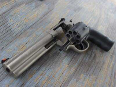 Coating a Stainless Revolver? WMD's 686 The silverish coating is the NIB-X.