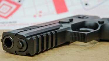 SIG SAUER P320 Grows up – to .45 ACP (Review) It's nice to see that full-sized bore on a full-sized gun!