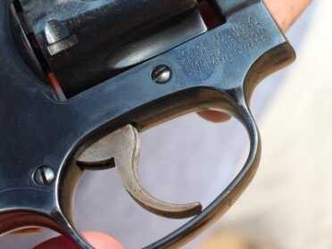 Most of the case hardening has worn off the trigger. 