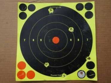 Buckshot from 15 yards.