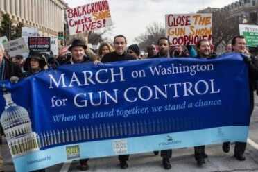 A gun-control march on Washington.  