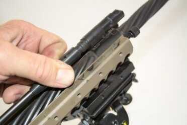 Gun Review: LWRC R.E.P.R. 20 .308 Sniper Model You can take the entire gas system apart for maintenance without tools.