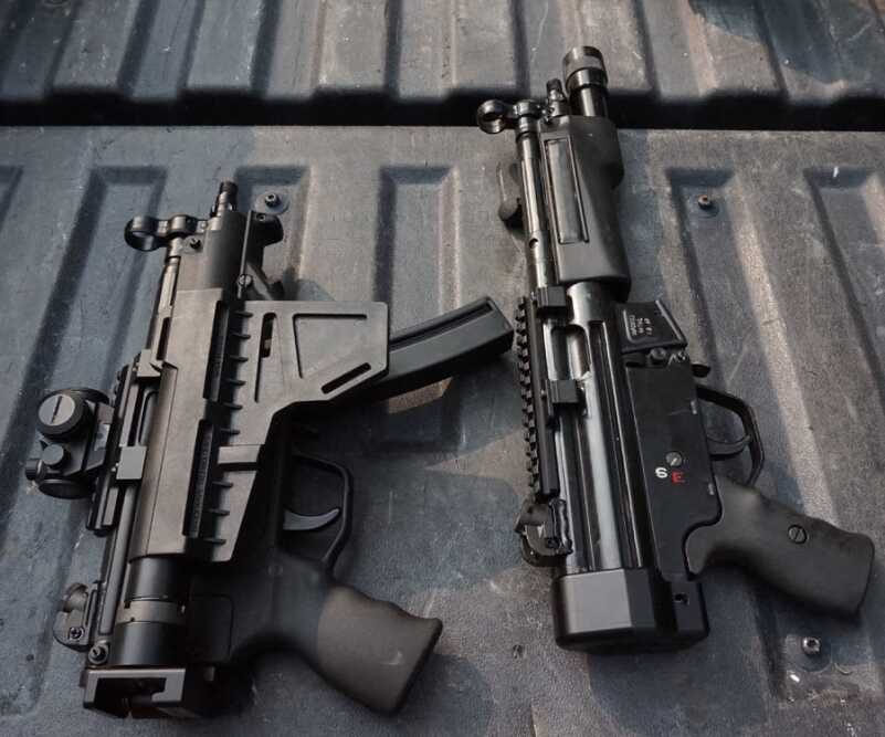 The ZP-5 next to a POF clone. 