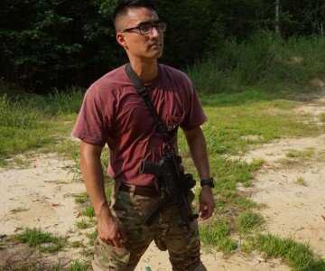 The ZP-5 is an ideal gun to carry on a single-point sling.