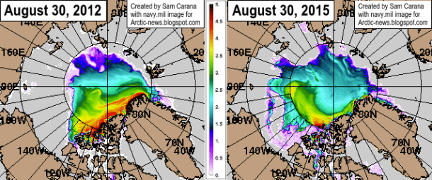 Those that have worked hard to convince us that global warming was an Al Gore carbon credits scam can't prevent the arctic ice from collapsing, if it hasn't already. Who knows what they will try next, and how much sun plus or minus we'll have when this charade burns down, literally. 