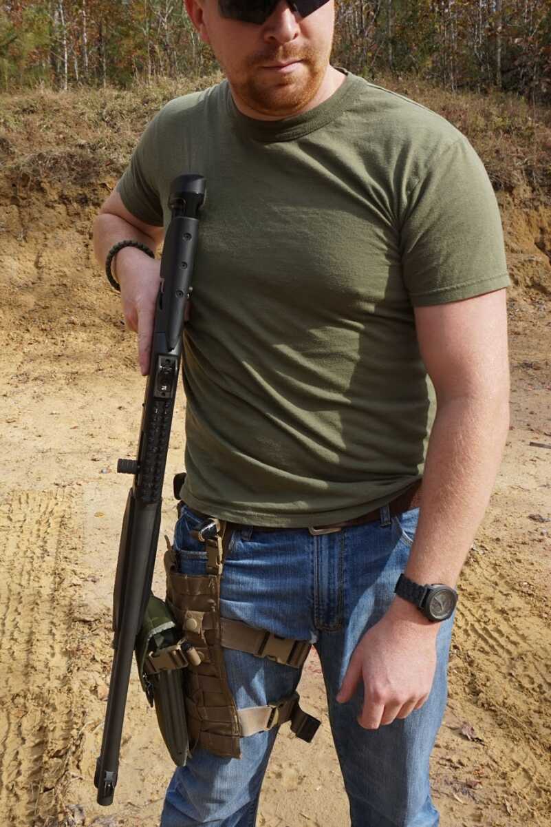 Even though it isn't as short as a bullpup, the M4 is still maneuverable. 