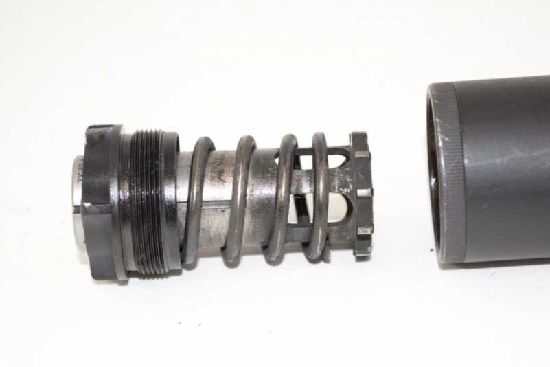 How Silencers Work The booster assembly effectively disconnects the weight of the suppressor from the barrel during recoil.