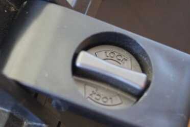 Twist locks on the pistol case keep latches from popping open.