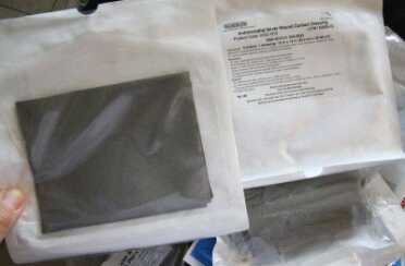 This is what the Silverlon burn dressings look like. 