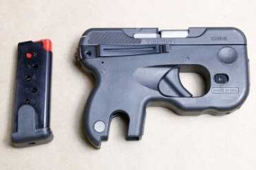 Carrying the Taurus Curve The Curve's curve is slight, as the mag still has straight walls.