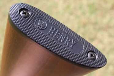 Henry Frontier Carbine Evil Roy Edition The rubber pad.