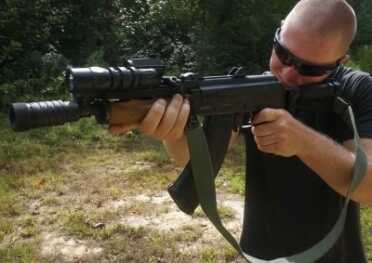 An arm brace, like the Shockwave, allows for a cheek-weld. Just keep the ATF happy by keeping it off your shoulder.