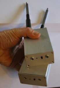 The assembled Rock Mites are the best option if you don't want to solder and you want a single channel CW (Morse code) that could potentially reach the four corners of the earth.