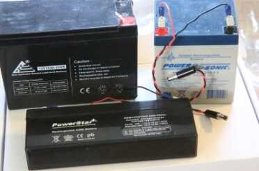 These the three sizes of sealed lead acid batteries linked to the left here. 