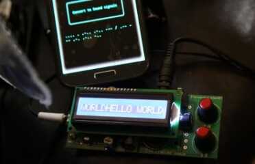 Turning text into audible tons is easiest done on your phone with one of several CW encoding programs. With some adjustment I got the decoder to successfully decode when sent directly from the phone headphone jack, at 20wpm. 