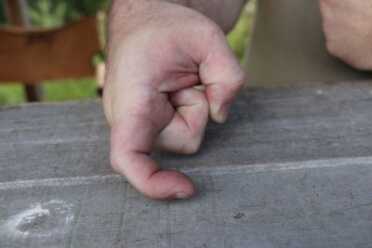 You can see the movements of your finger better when it isn't covered by a gun.