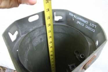 The cylinder has far less cubic inches, but it is longer and you could probably drive a truck over it. 