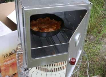 This is plenty of heat to cook meat and bread.