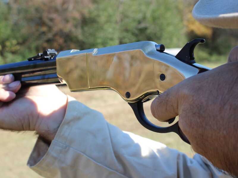 The real question for some collectors will concern wear-and-tear. The brass will scratch and tarnish. My opinion? Shooting the Henry makes legitimate wear worth it. 