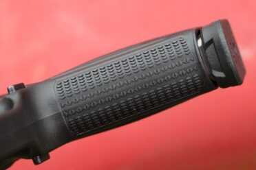 Grip texture is aggressive and effective. 