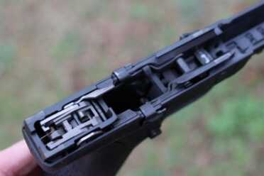 The guts of the American Pistol.