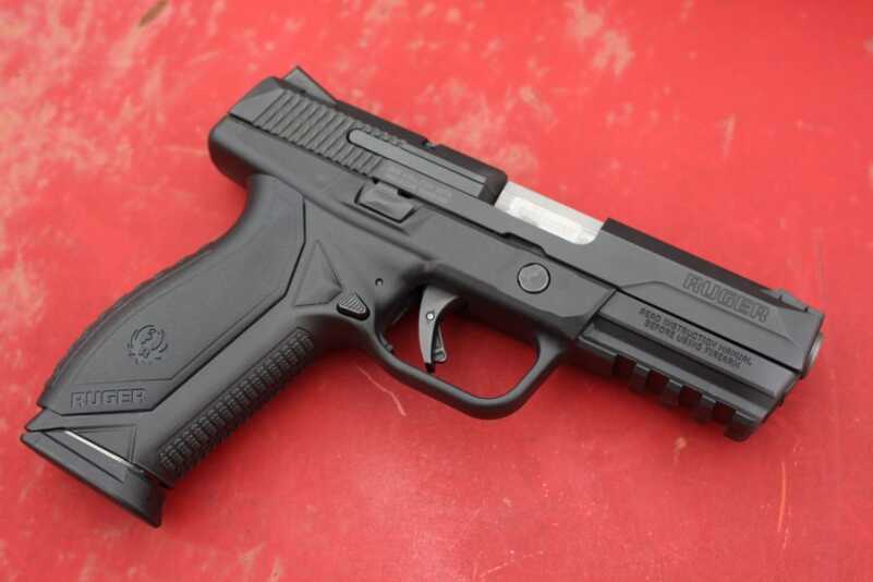 The Ruger American Pistol in 9mm. 