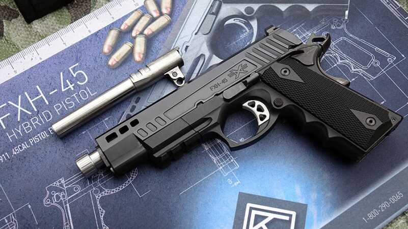 American Tactical's Polymer-Framed 1911 Pistol, the FXH-45 -- SHOT Show 2016 ATI Polymer 1911 7