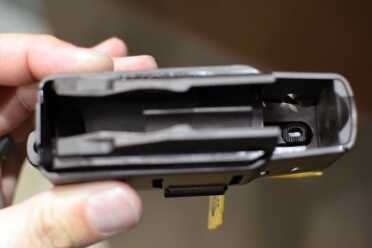 This unique system allows the action to sit farther back on the gun, and reduces the overall length. 