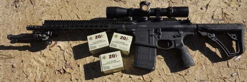 Finally a .308/7.62 Battle Rifle from Daniel Defense - DD5V1 Review - SHOT Show 2016 ZQI's .308 is an affordable option, but there are countless options for those who want to match a grain weight and powder load for even greater accuracy.