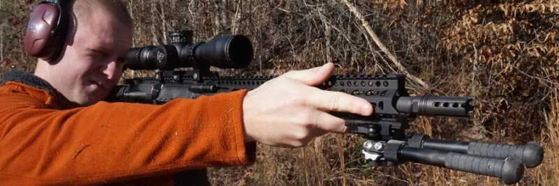 Finally a .308/7.62 Battle Rifle from Daniel Defense - DD5V1 Review - SHOT Show 2016 And there's plenty of real estate to hold onto--or for the attachment of extras.