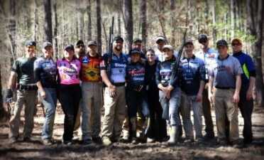 Squad photo from Remington Versamax shotgun series, 2015.