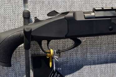 The Strike has a very modern looking trigger guard. 