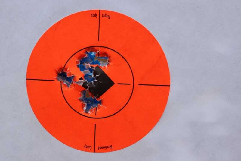 A full mag form 15 yards. 
