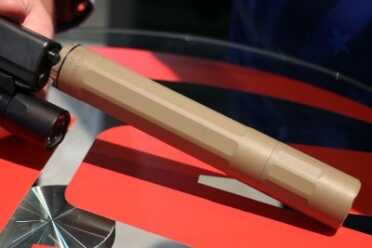 Surefire FirePak: Game-Changing Flashlight for Smartphones, New 9mm Suppressor -- SHOT Show 2016 Surefire's new can.