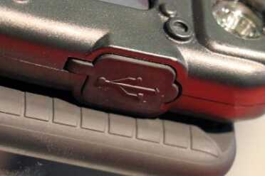 Surefire FirePak: Game-Changing Flashlight for Smartphones, New 9mm Suppressor -- SHOT Show 2016 The USB port on the FirePak.