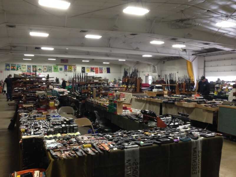 The gun show can be like a themed garage sale, but you're competing with a lot of others sellers for attention.