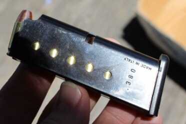 Very little wear on this mag. 