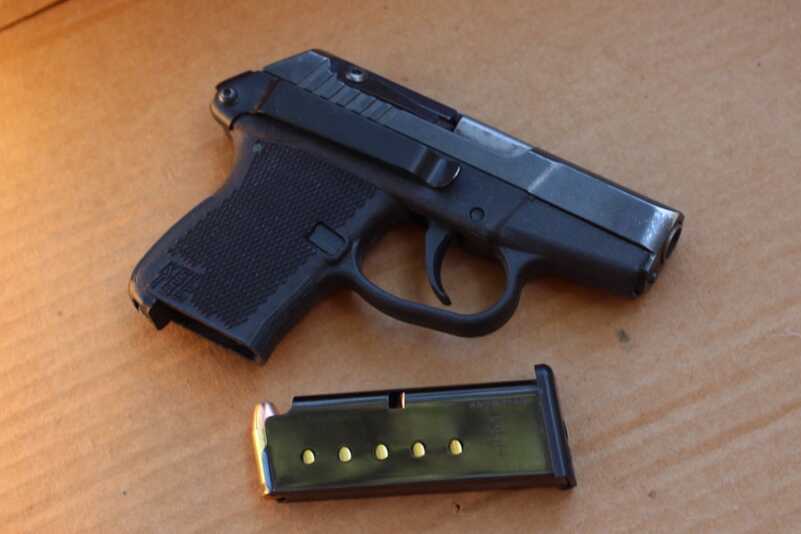 The right side of the P3At today, more than three years after I started carrying the gun.