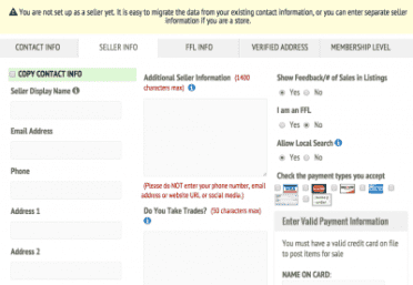 Don’t Get Scammed: Five Tips for Online Gun Buying, Selling You can see some of the questions and information we require from sellers before they are verified. As Reagan famously quipped, "Trust but verify."