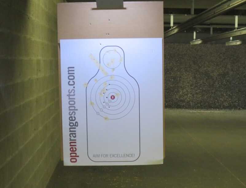 Yikes. I'm a horrible shot. I'm right handed but left-eye dominant. It's going to take me awhile to break in this wheel gun, as it does with every other gun I've shot. 