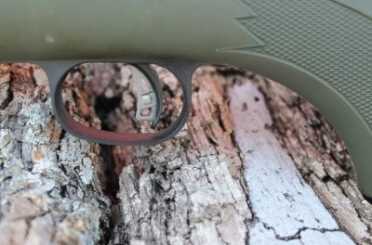 The Savage 11 Hog Hunter: Not your Average .308 When the silver fin is forward, the gun is cocked and ready to fire.