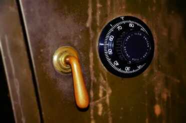 An old safe, not initially intended for guns, but it works great. 