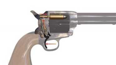 Once the gun is fired and the trigger released, it returns to its free floating condition. 