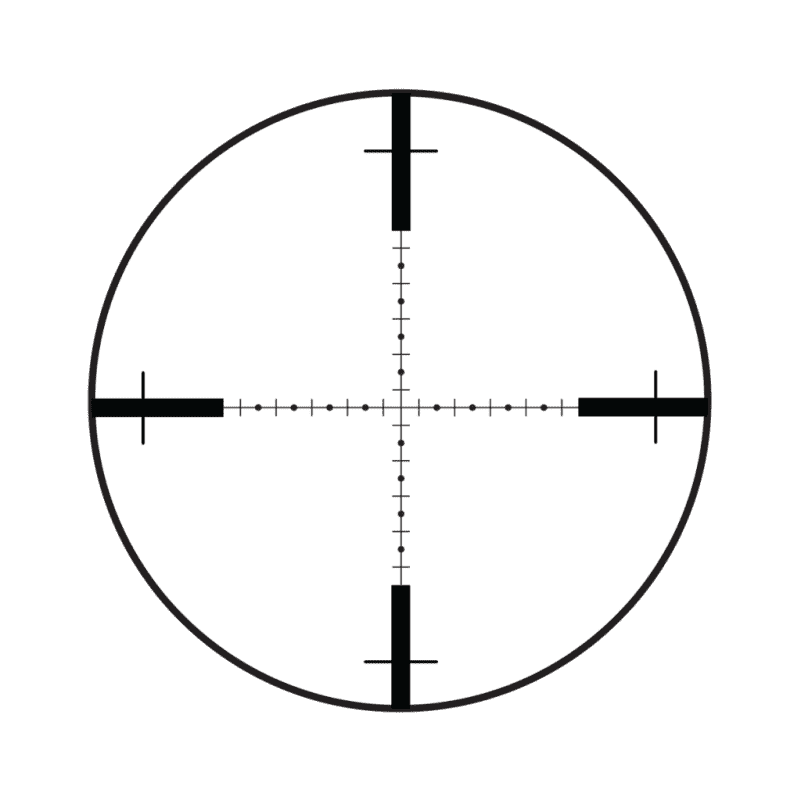 Optics Buying Guide: Scope Reticles This Burris G2B is a classic example of a mil-dot style reticle.