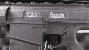The Noreen BN36 Long Range Assassin is a .30-06 semi-auto in an AR-15 platform. It takes a standard drop in trigger, and the guts are interchangeable with other ARs, but otherwise this is a custom built rifle, and a tack driver, at $1999.99.